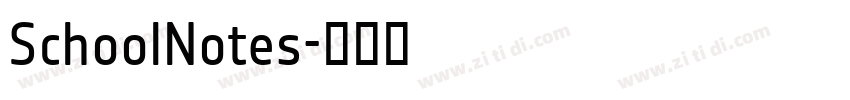 SchoolNotes字体转换
