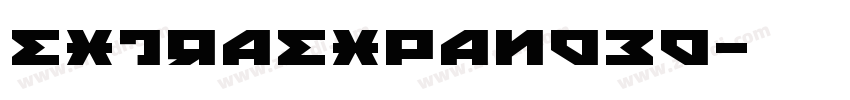 ExtraExpanded字体转换