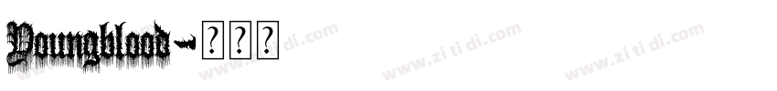 Youngblood字体转换