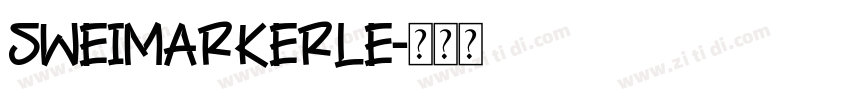 SweiMarkerLe字体转换
