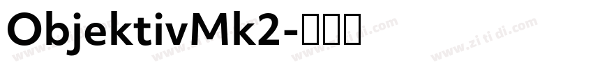 ObjektivMk2字体转换