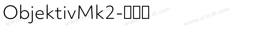 ObjektivMk2字体转换
