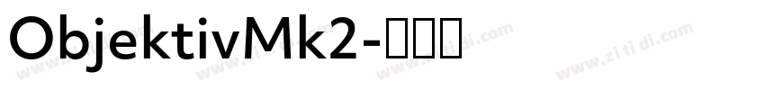 ObjektivMk2字体转换