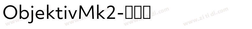 ObjektivMk2字体转换