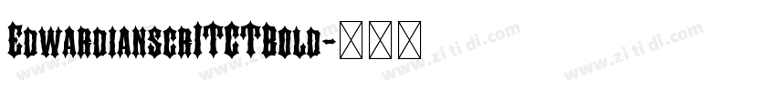 EdwardianscrITCTBold字体转换