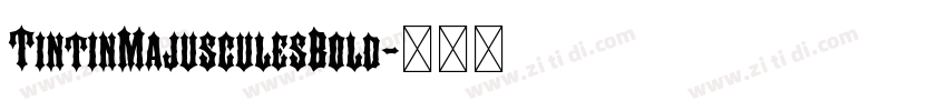 TintinMajusculesBold字体转换 TintinMajusculesBold字体转换