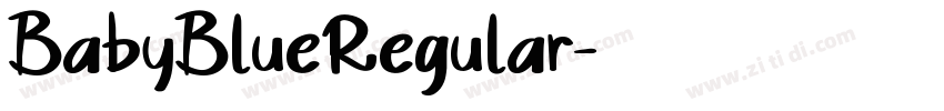 BabyBlueRegular字体转换