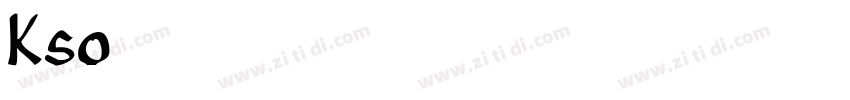 Kso寿鶴字体转换