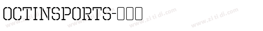 OctinSports字体转换