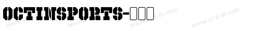 OctinSports字体转换