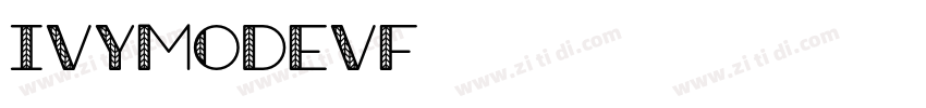 IvyModeVF字体转换