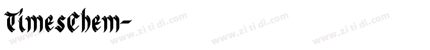 TimesChem字体转换