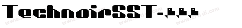 TechnoirSST字体转换