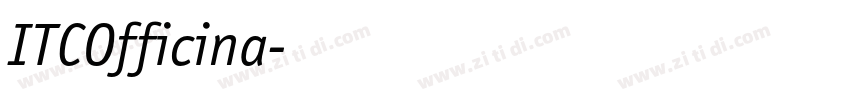 ITCOfficina字体转换 ITCOfficina字体转换