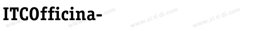 ITCOfficina字体转换 ITCOfficina字体转换