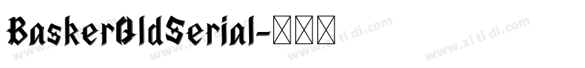 BaskerOldSerial字体转换 BaskerOldSerial字体转换
