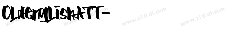 OldEnglishATT字体转换