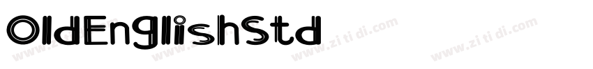 OldEnglishStd字体转换