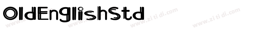 OldEnglishStd字体转换
