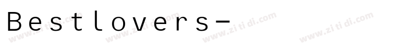 Bestlovers字体转换