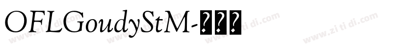 OFLGoudyStM字体转换