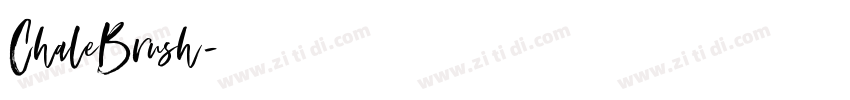 ChaleBrush字体转换