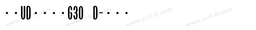 文鼎UD晶熙黑体G30_D字体转换
