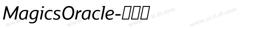 MagicsOracle字体转换