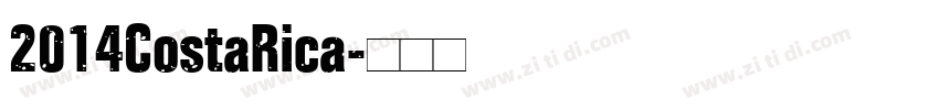 2014CostaRica字体转换