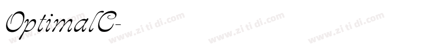 OptimalC字体转换