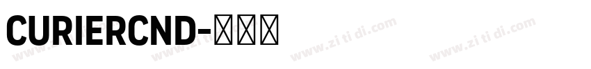 CurierCnd字体转换