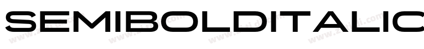 SemiBoldItalicI字体转换