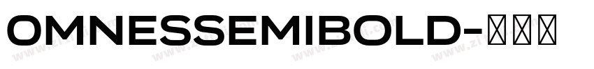 0mnesSemiBold字体转换