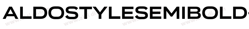 AldostyleSemiBold字体转换