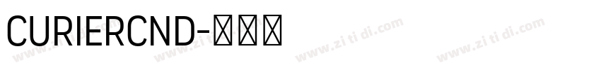 CurierCnd字体转换