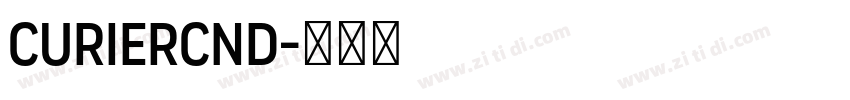 CurierCnd字体转换