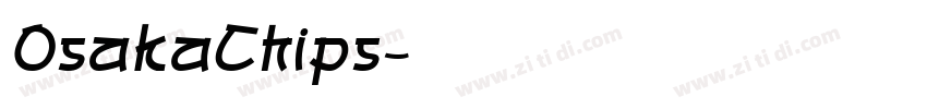OsakaChips字体转换