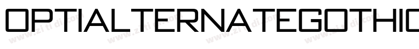 OPTIAlternateGothic字体转换