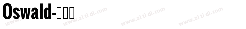 Oswald字体转换