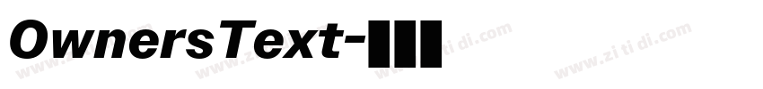 OwnersText字体转换