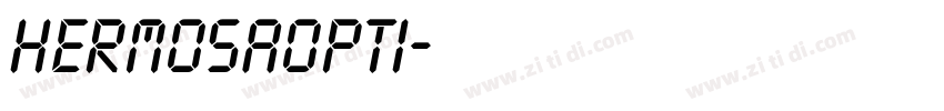 HermosaOpti字体转换
