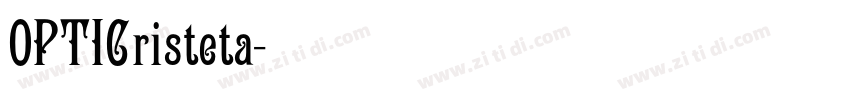 OPTICristeta字体转换