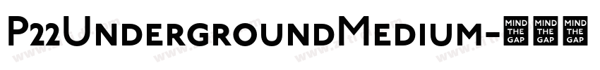 P22UndergroundMedium字体转换 P22UndergroundMedium字体转换