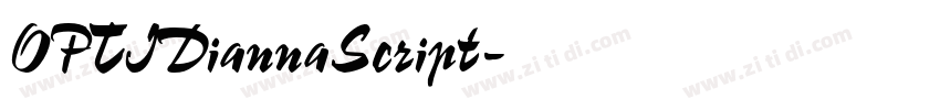 OPTIDiannaScript字体转换
