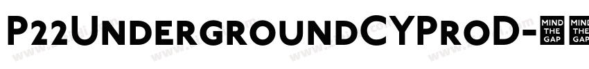 P22UndergroundCYProD字体转换