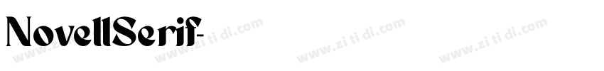 NovellSerif字体转换