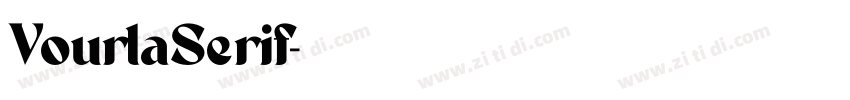 VourlaSerif字体转换