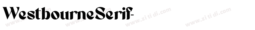 WestbourneSerif字体转换