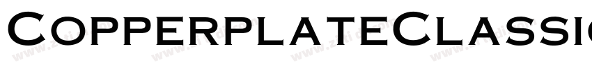 CopperplateClassicW0字体转换
