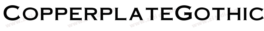 CopperplateGothicTL字体转换